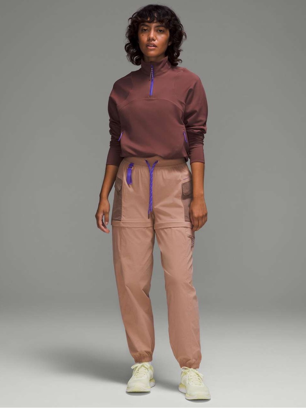 Lululemon Women’s 2 Convertible High-Rise Hiking Jogger Pink Clay W5EGHS